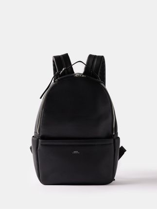 Nino faux-leather backpack