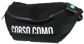 Women Black Bum bag Polyamide, Calfskin