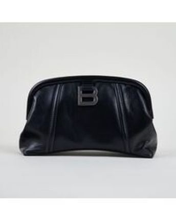 Women's Black Frame Clutch Bag