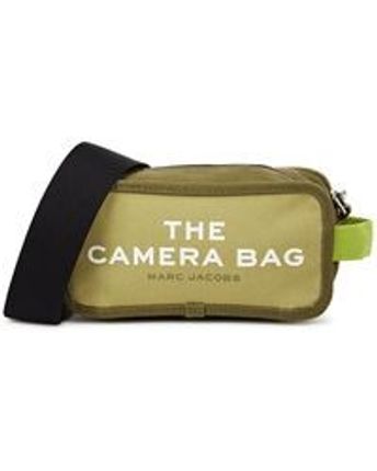 Women's Green The Camera Bag Olive Canvas Cross-body Bag
