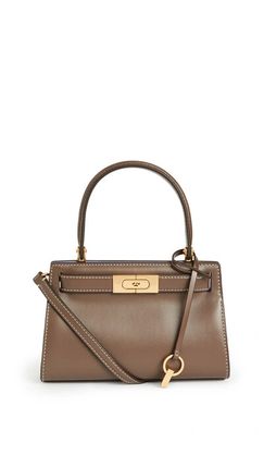 Lee Radiziwillpetite Leather Satchel In Brown Moose Leather