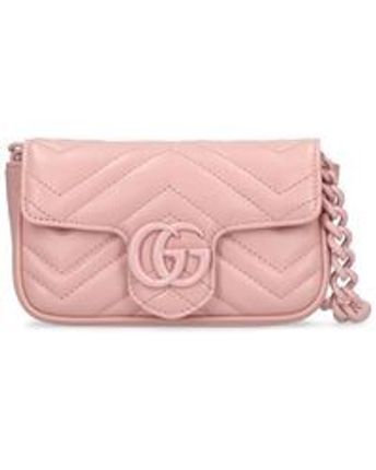 Women's Pink Gg Marmont Leather Bag