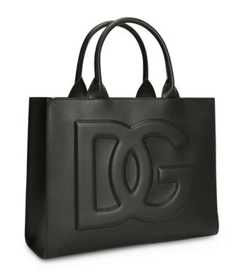 Leather Dg Daily Tote Bag In Multi