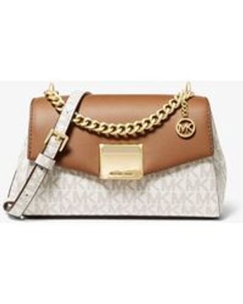 Women's Lita Small Two-tone Logo And Leather Crossbody Bag
