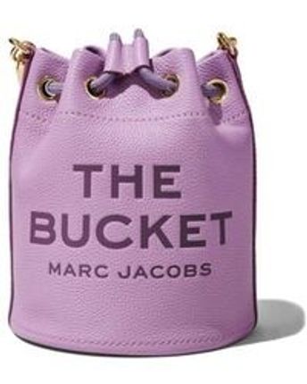 Women's Purple The Leather Bucket Bag