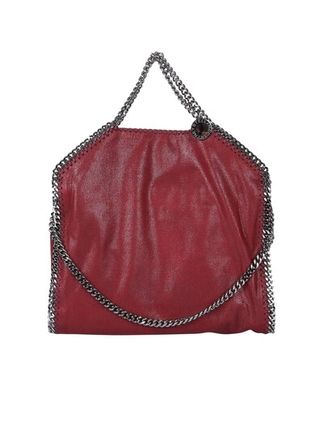 Falabella 3 Chain Bag In Red