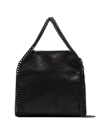 Falabella Mini Chain Tote Bag In Black