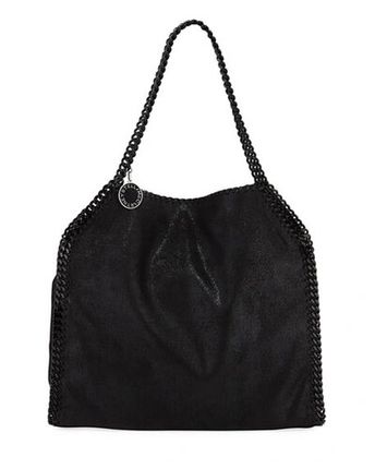 Baby Falabella Small Tote Bag In Black
