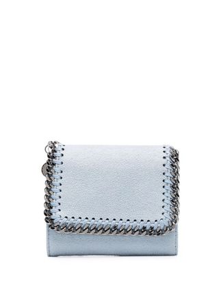 Falabella Stella Mccartney Wallet With Chain In Blue