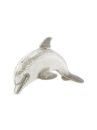 Phin Dolphin Crystal Clutch