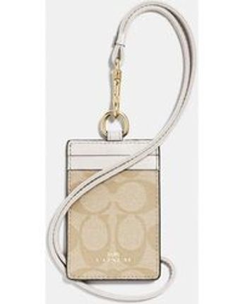 Women's Natural Id Lanyard In Signature Canvas