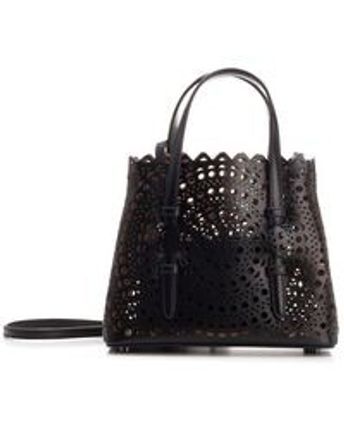 Women's Black Mina Top Handle Tote Bag