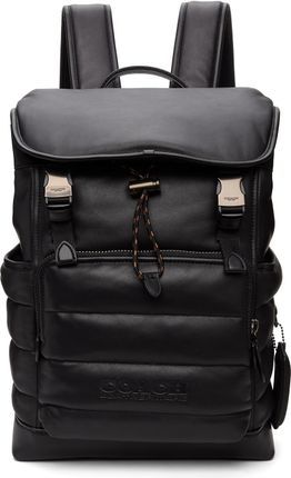 Black Quilted League Backpack