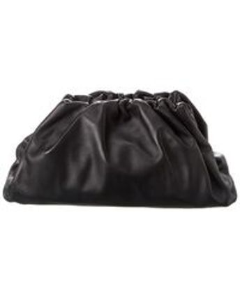 Women's Black The Pouch Leather Clutch