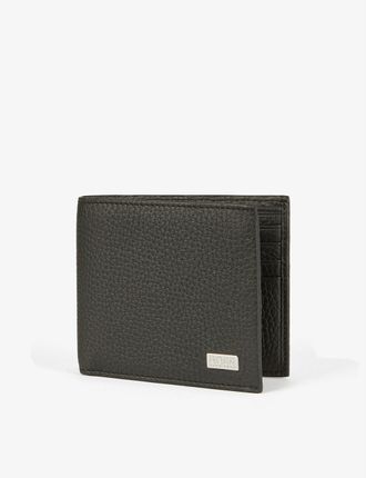 Crosstown leather RFID-blocking wallet