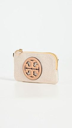 Perry Bombe Canvas Top Zip Card Case