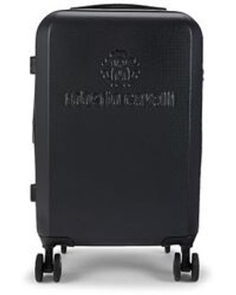 Women's Black Logo Hardside Spinner Suitcase