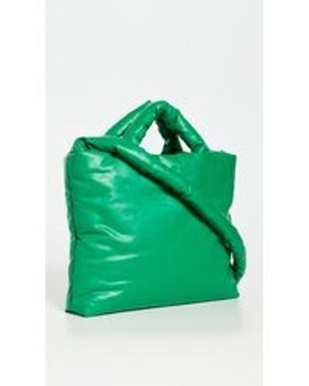 Women's Green Pillow Small Oil Bag