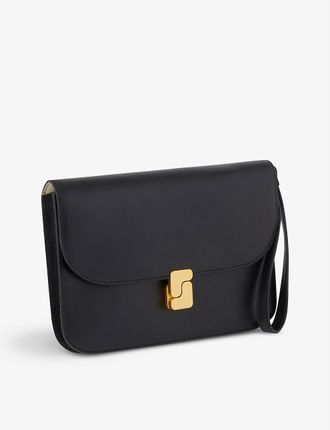 Paloma leather clutch bag