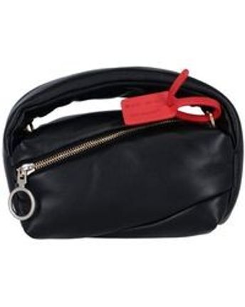 Women's Black Pump Pouch Top Handle Bag