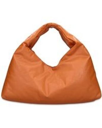 Women's Brown Small Anchor Oil Cotton Blend Bag