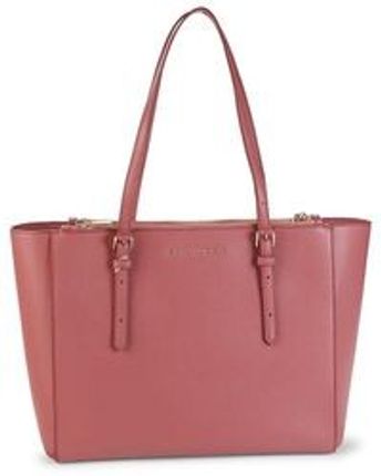 Women's Brown Commuter Leather Tote