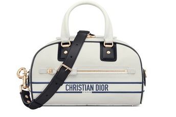 Small Dior Vibe Zip Bowling Bag