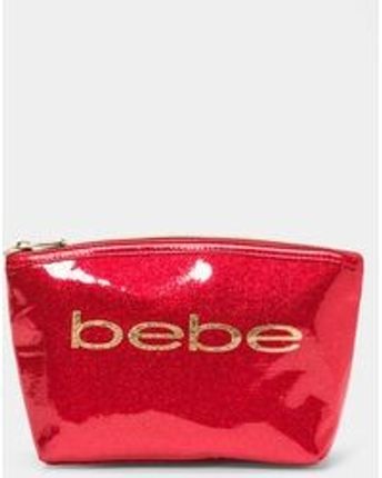 Women's Red Logo Cosmetic Bag