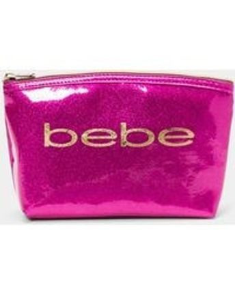 Women's Pink Logo Cosmetic Bag