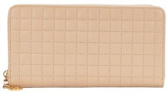 C Charm Large Zipped Wallet in Quilted Calfskin