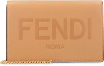 Roma Lettering Chain Wallet