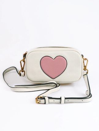 Faux Leather Belt Bag In White