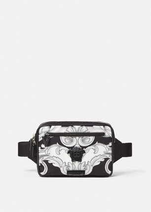 Silver Baroque Medusa Belt Bag