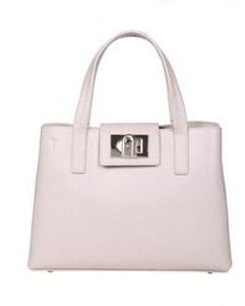 Women's 1927 M Tote Bag In Powder Color Leather