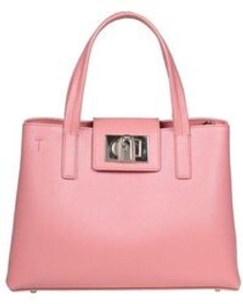 Women's Pink 1927 M Tote Bag In Leather
