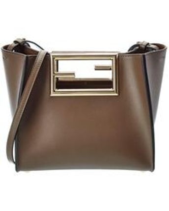 Women's Brown Way Small Leather Tote