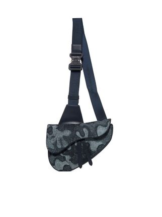 Camouflage Jacquard Saddle Bag