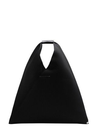 Neoprene Japanese Hobo Bag In Black