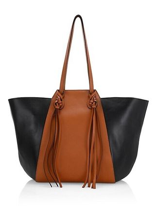 Imogen Colorblocked Leather Tote