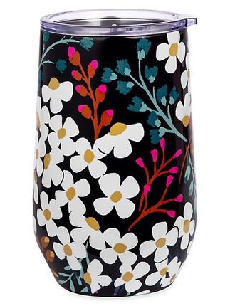 Fall Floral Stainless Steel Wine Tumbler
