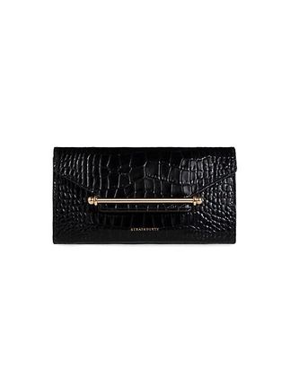 Multrees Embossed Croc Wallet-On-A-Chain