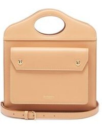 Women's Pocket Mini Leather Cross-body Bag