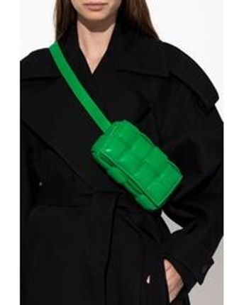 Women's Green 'padded Cassette Mini' Belt Bag