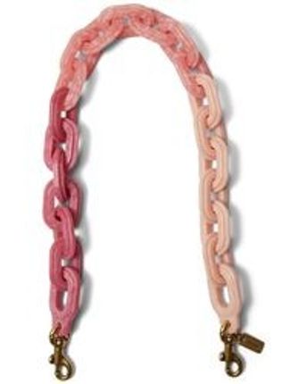 Women's Pink Resin Chain Strap