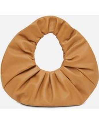 Women's Brown Mini Scrunchie Bag