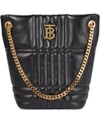 Women's Black Lola Small Leather Bucket Bag