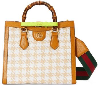 Diana small houndstooth tote