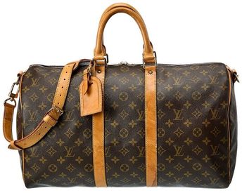 Monogram Canvas Keepall 45 Bandouliere (Authentic Pre-Owned)