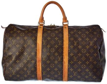 Monogram Canvas Keepall 50 (Authentic Pre-Owned)