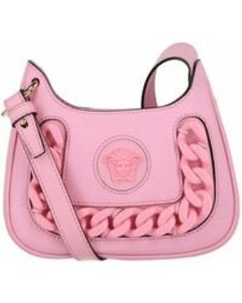 Women's Pink La Medusa Chain Shoulder Bag